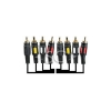 ���� 4*RCA ������� - 4*RCA ������� (�����) OD:2,5�10 �� 5,0 �.